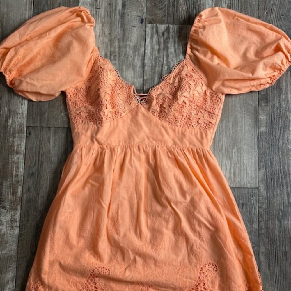 Orange Mini Dress